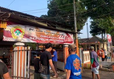 PC LDII Yosowilangun bersama Senkom dan Ibu² staf kecamatan serta warga sekitar